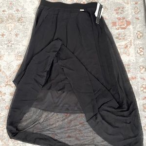 Black XS maxi skirt